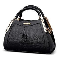 Women’s Fashion Handbag – PU Leather Crocodile Pattern Shoulder Bag | Lovana UK