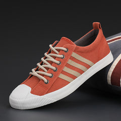 Men’s Vulcanized Canvas Sneakers – Casual Non-Slip Rubber Sole Shoes | Lovana UK