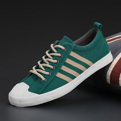 Men’s Vulcanized Canvas Sneakers – Casual Non-Slip Rubber Sole Shoes | Lovana UK