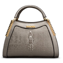 Women’s Fashion Handbag – PU Leather Crocodile Pattern Shoulder Bag | Lovana UK
