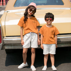 Family Matching Cotton T-Shirt Set – Parent & Child Couple Outfit | Lovana