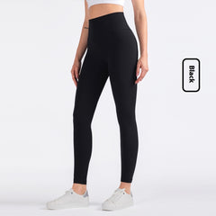 Women’s Nude Feel High Waist Fitness Pants – Slim Fit Peach Hip Leggings | Lovana UK