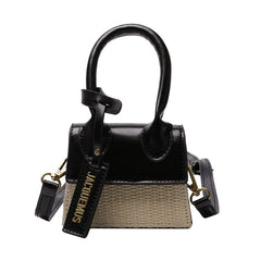 Women’s Woven Crossbody Bag – PU Leather Fashion Shoulder Bag | Lovana UK