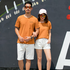 Family Matching Cotton T-Shirt Set – Parent & Child Couple Outfit | Lovana