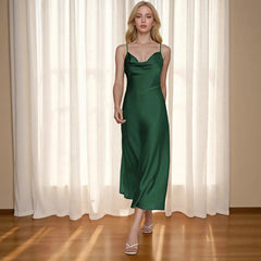 Women’s Elegant French Strap Dress – Sleeveless High Waist One-Piece | Lovana UK