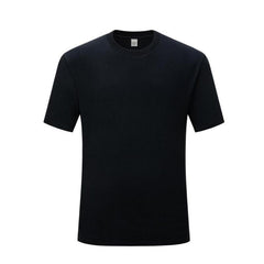Men's CVC Cotton Short-sleeved Round Neck T-shirt
