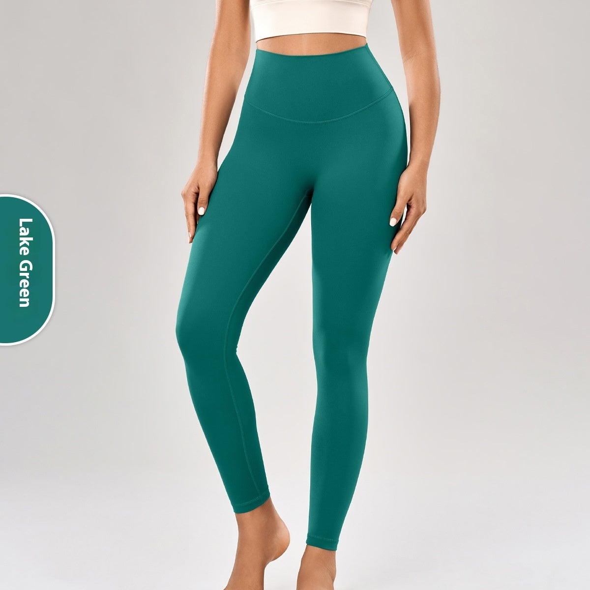 Waist Back Pocket Slim Fit Fitness Pants