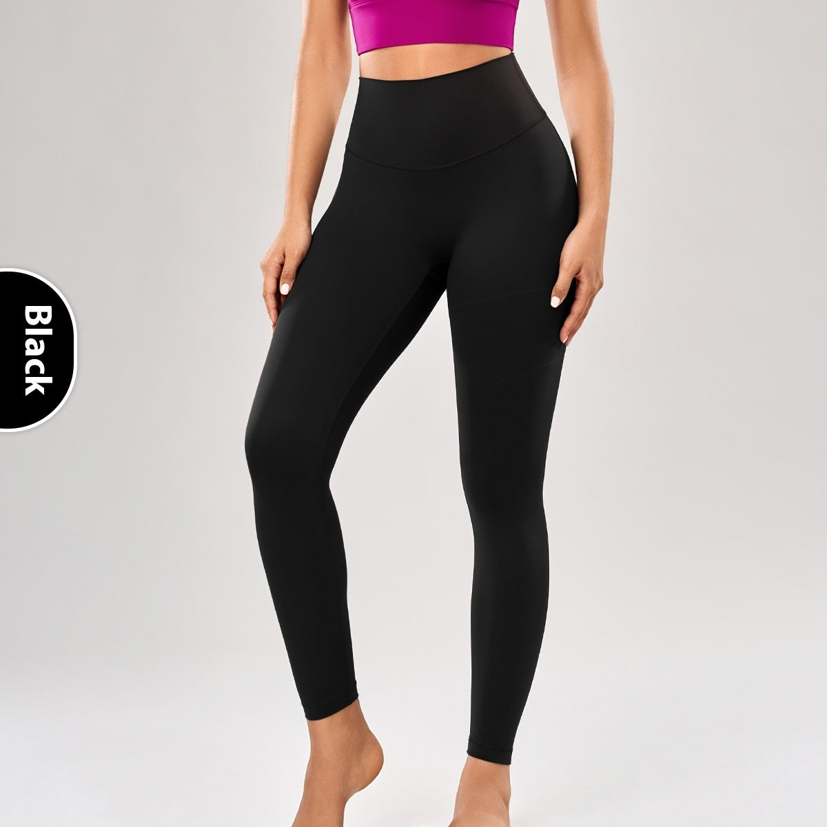 Waist Back Pocket Slim Fit Fitness Pants