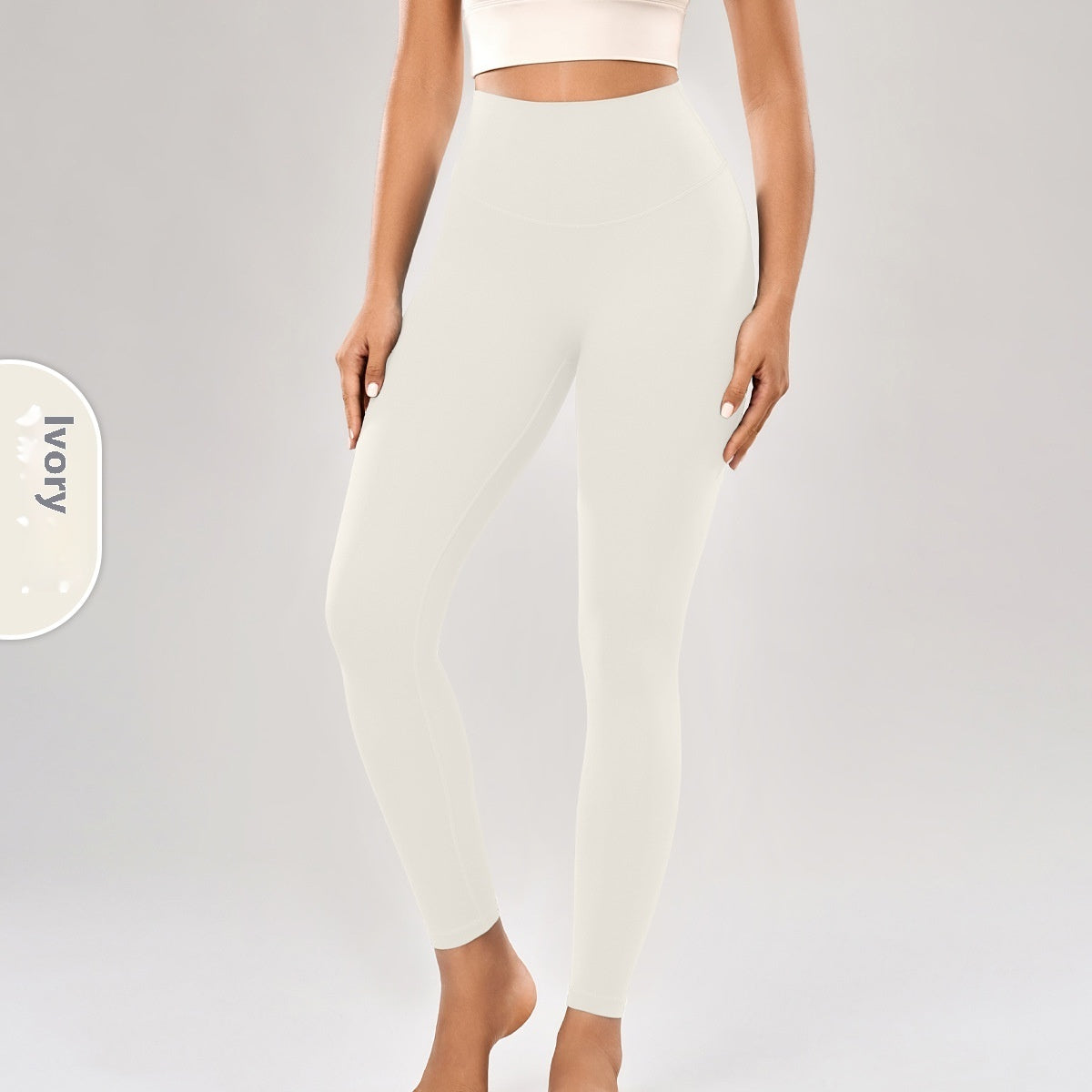 Waist Back Pocket Slim Fit Fitness Pants