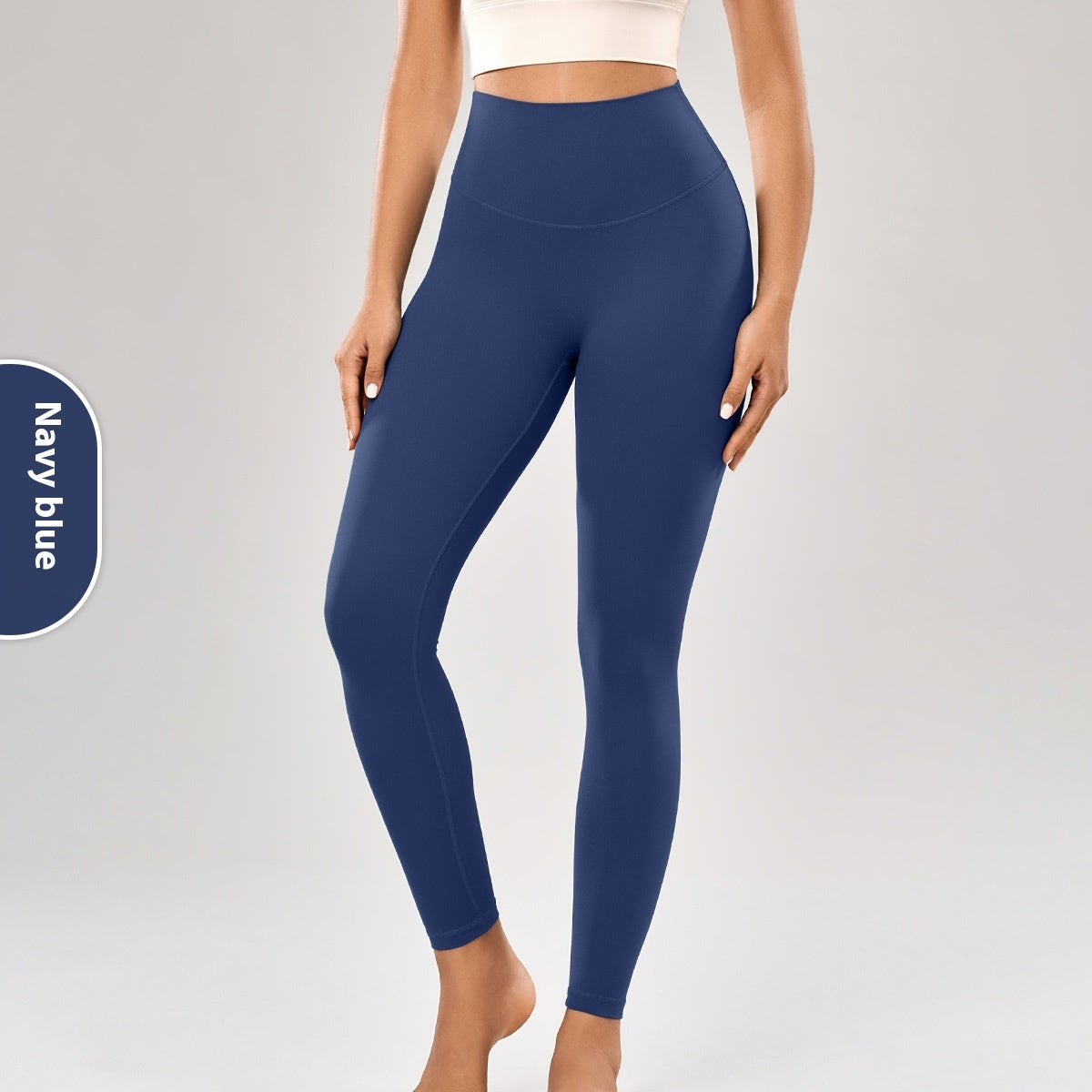 Waist Back Pocket Slim Fit Fitness Pants